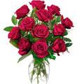 Rose Dozen Bouquet / with vase (medium)