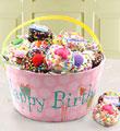 Happy Birthday Chocolate Covered Cookies