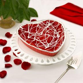 Eli's Heart Shaped Cheesecake