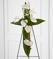 funeral flowers, sympathy flowers, The FTD� Living Cross� Easel