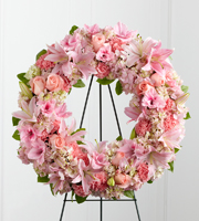 funeral flowers, sympathy flowers, The FTD� Loving Remembrance� Wreath