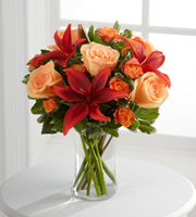 funeral flowers, sympathy flowers, The FTD� Warmth & Comfort� Bouquet