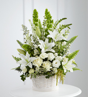 funeral flowers, sympathy flowers, The FTD� In Our Thoughts� Arrangement