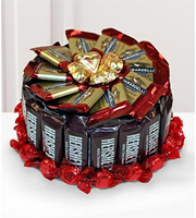 Sweets in Bloom� Celebration Chocolate Candy Cake